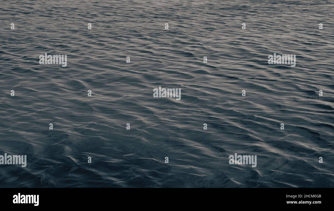 Vorderansicht leere Meer Textur Hintergrund Stockfoto