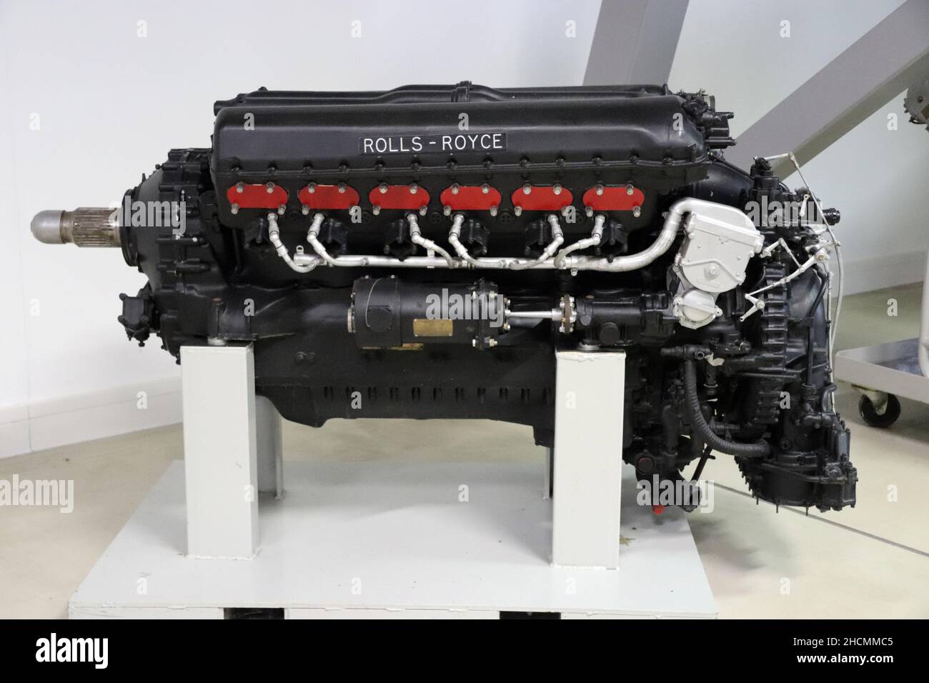 Rolls-Royce Merlin-Motor Stockfotografie - Alamy