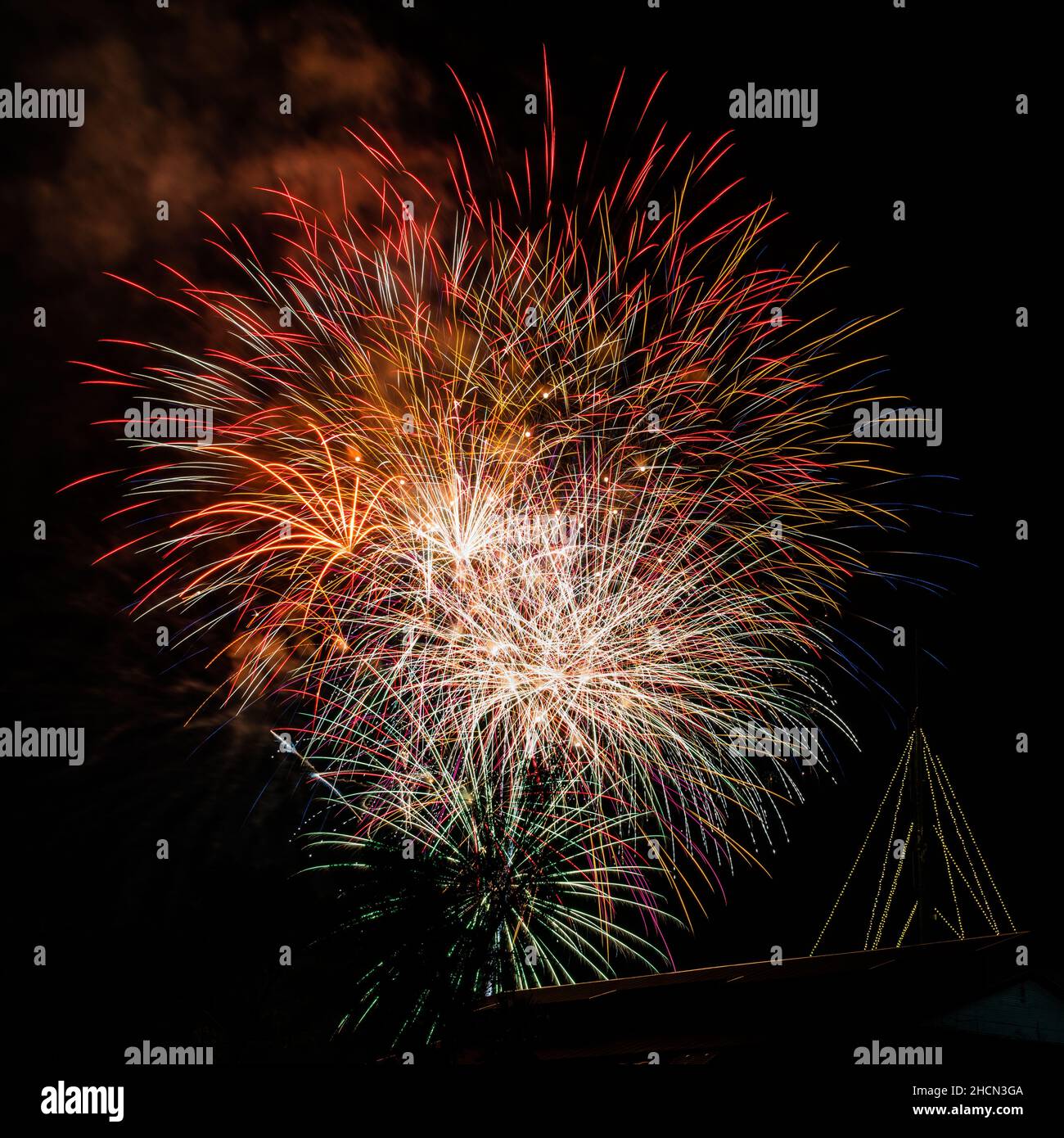 Feuerwerk Stockfoto