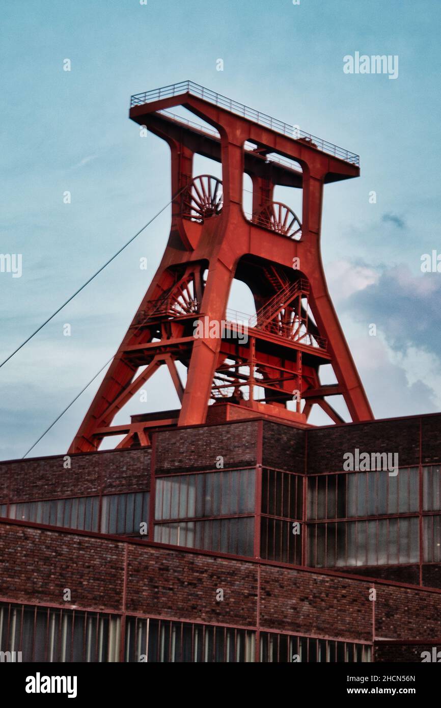 Zeche Zollverein im Sommer in Essen, Deutschland Stockfoto