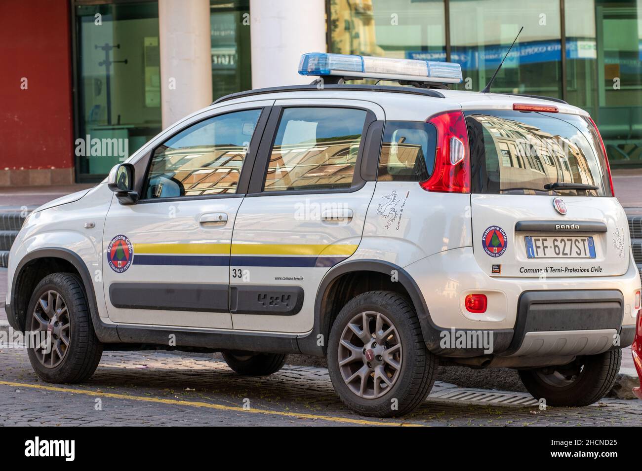 terni, italien Mai 25 2021:Stadtschutzauto geparkt Stockfoto