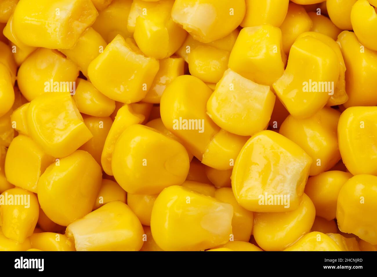 Maishintergrund Gemüsegemüse von oben Ansicht Stockfoto
