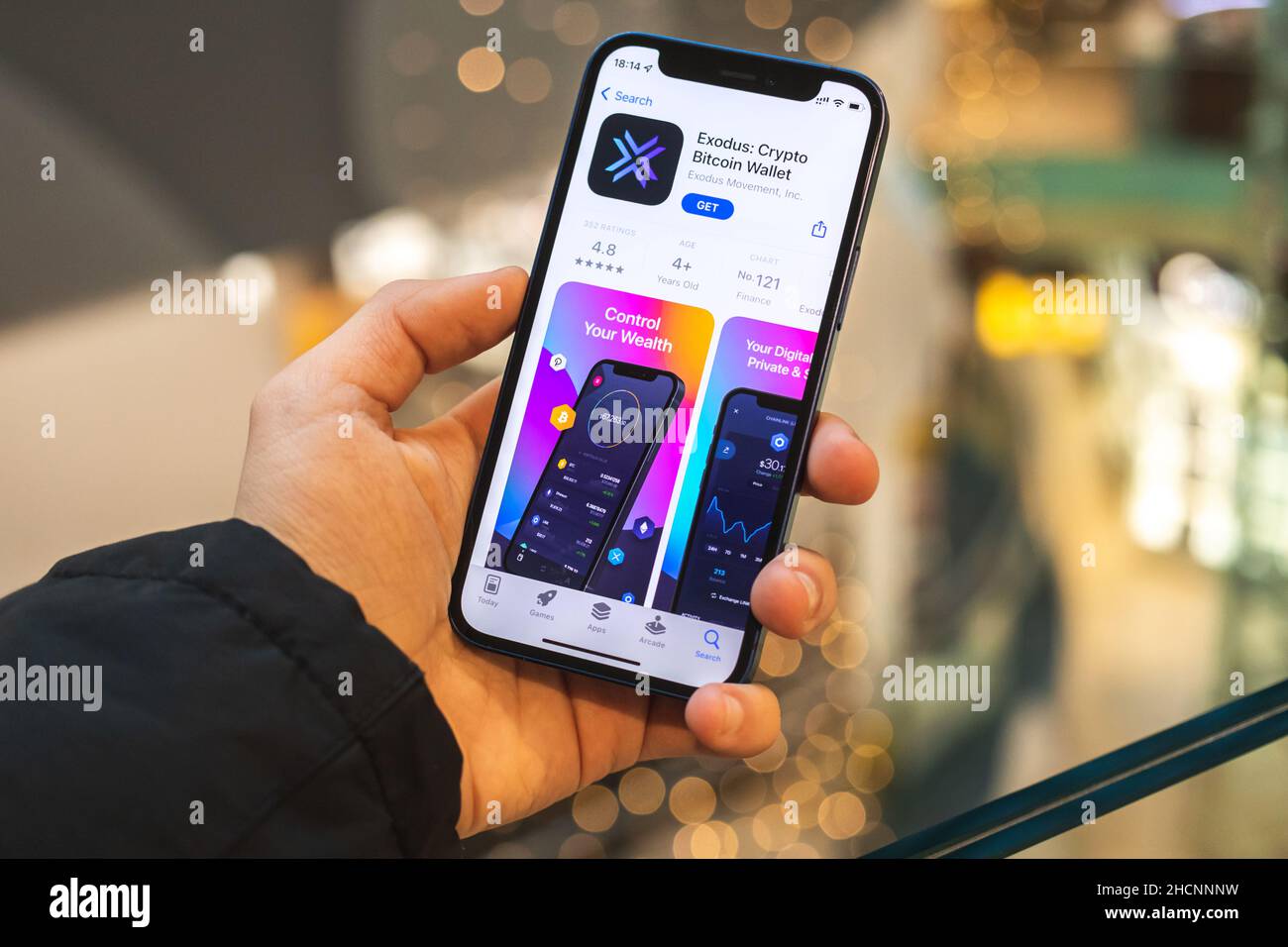 Exodus crypto bitcoin wallet app -Fotos und -Bildmaterial in hoher  Auflösung – Alamy