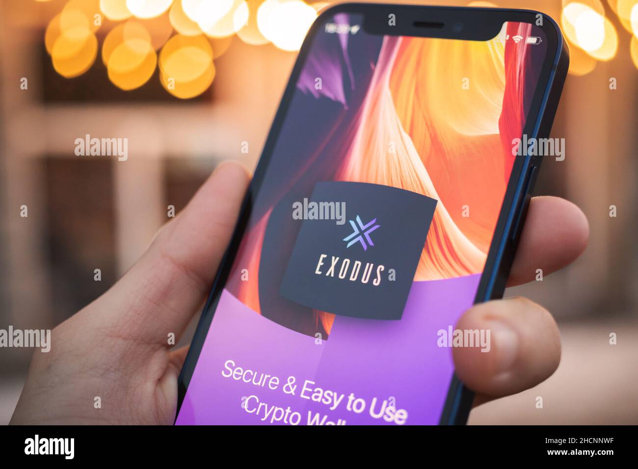 Exodus crypto bitcoin wallet app -Fotos und -Bildmaterial in hoher  Auflösung – Alamy
