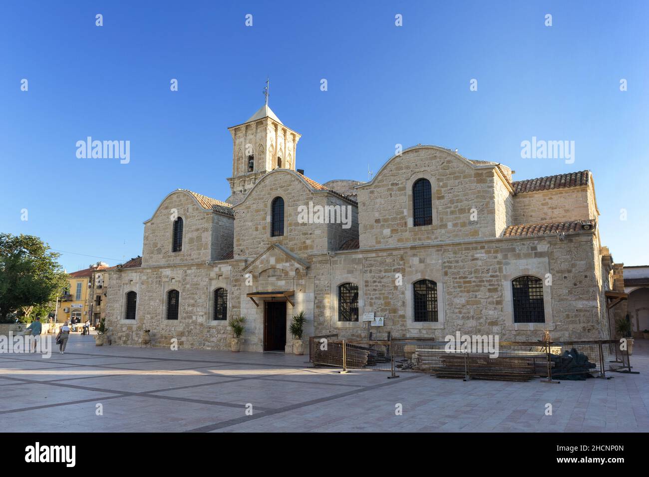 Larnaka, Zypern - 11. November 2017: Die Lazarus-Kirche von Larnaka. Es ist eine Kirche aus dem späten 9th. Jahrhundert, die zur Kirche von Zypern gehört, ein Autokeph Stockfoto