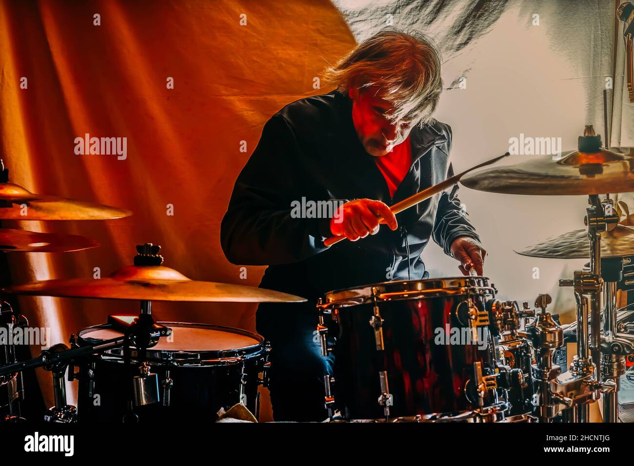 Batería percusión Stockfoto