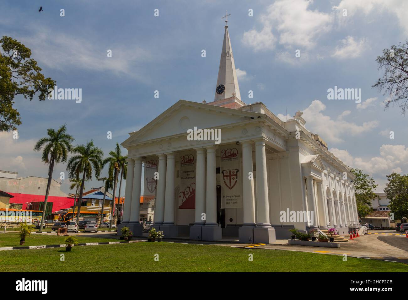 GEORGE STADT, MALAYSIA - 20. MÄRZ 2018: St. George's Anglican Church in George Town, Malaysia Stockfoto