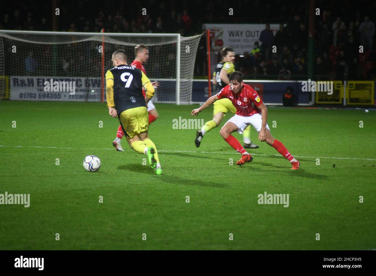 Swindon Town / Stevenage, EFL Sky Bet League Two, Football at the County Ground, Swindon, Stockfoto