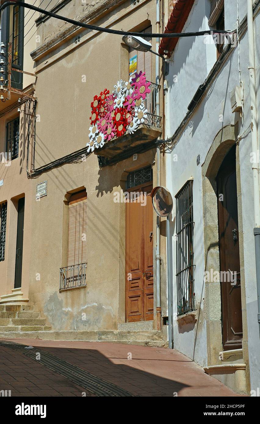 Historisches Zentrum von Arenys de Mar in der Provinz Maresme in