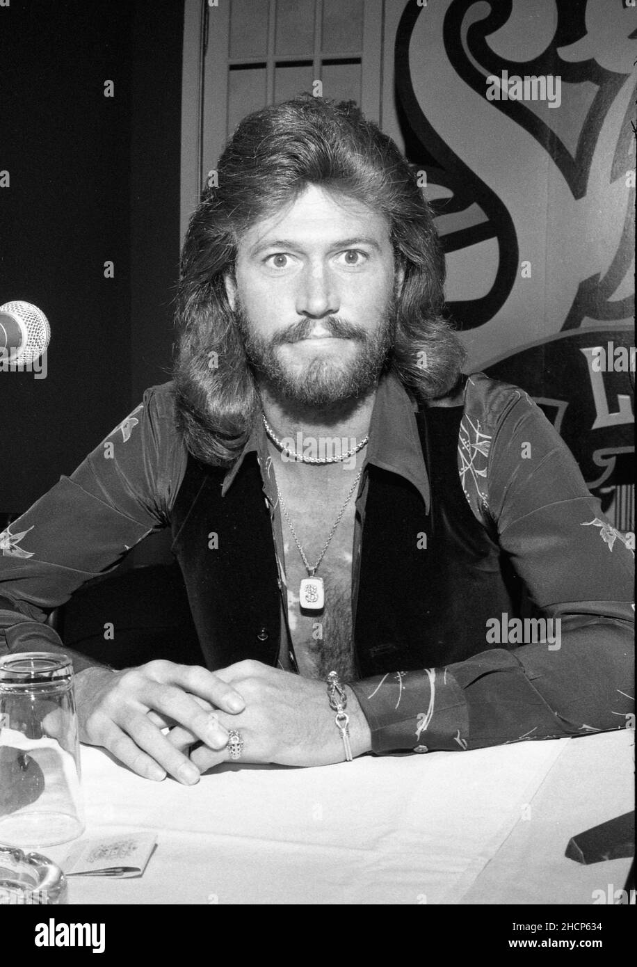Barry Gibb um die 1980er Jahre Credit: Ralph Dominguez/MediaPunch Stockfoto