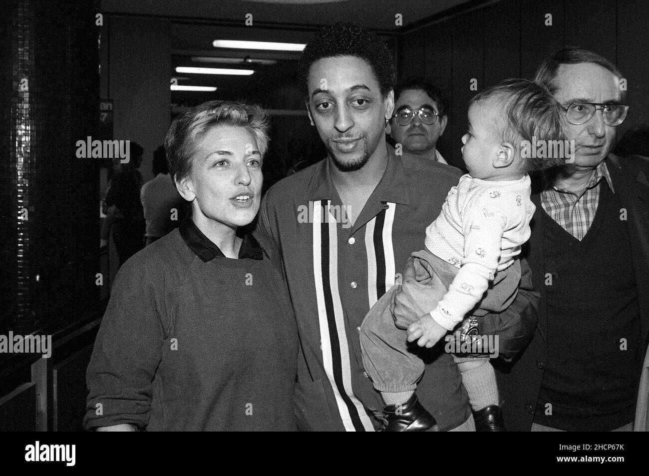 Gregory Hines mit Frau Pam Hines und Sohn Zach Hines um 1984 Quelle