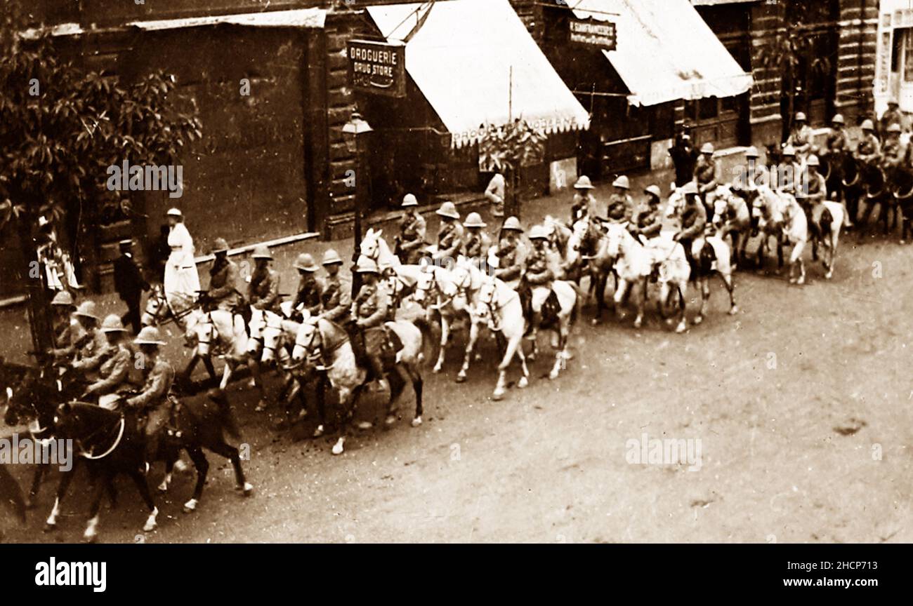 Britische Yeomanry in Ägypten während des Ersten Weltkriegs Stockfoto