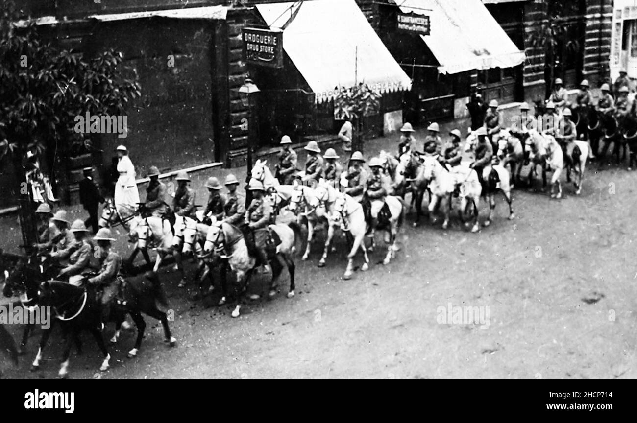 Britische Yeomanry in Ägypten während des Ersten Weltkriegs Stockfoto