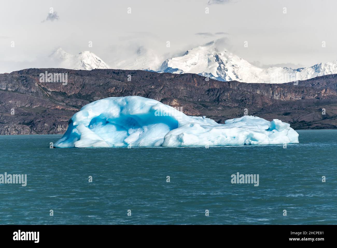 Der unglaubliche 'Perito Moreno' Gletscher in Patagonien und der Eisbergkanal im Lago Argentino Stockfoto
