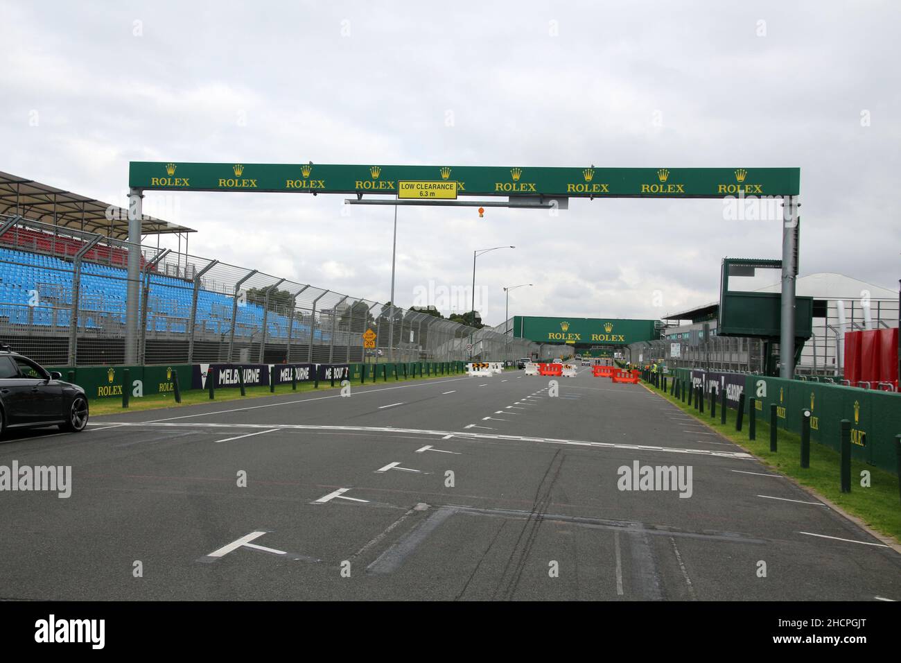Formel-1-Strecke im Albert Park Melbourne, Australien Stockfoto