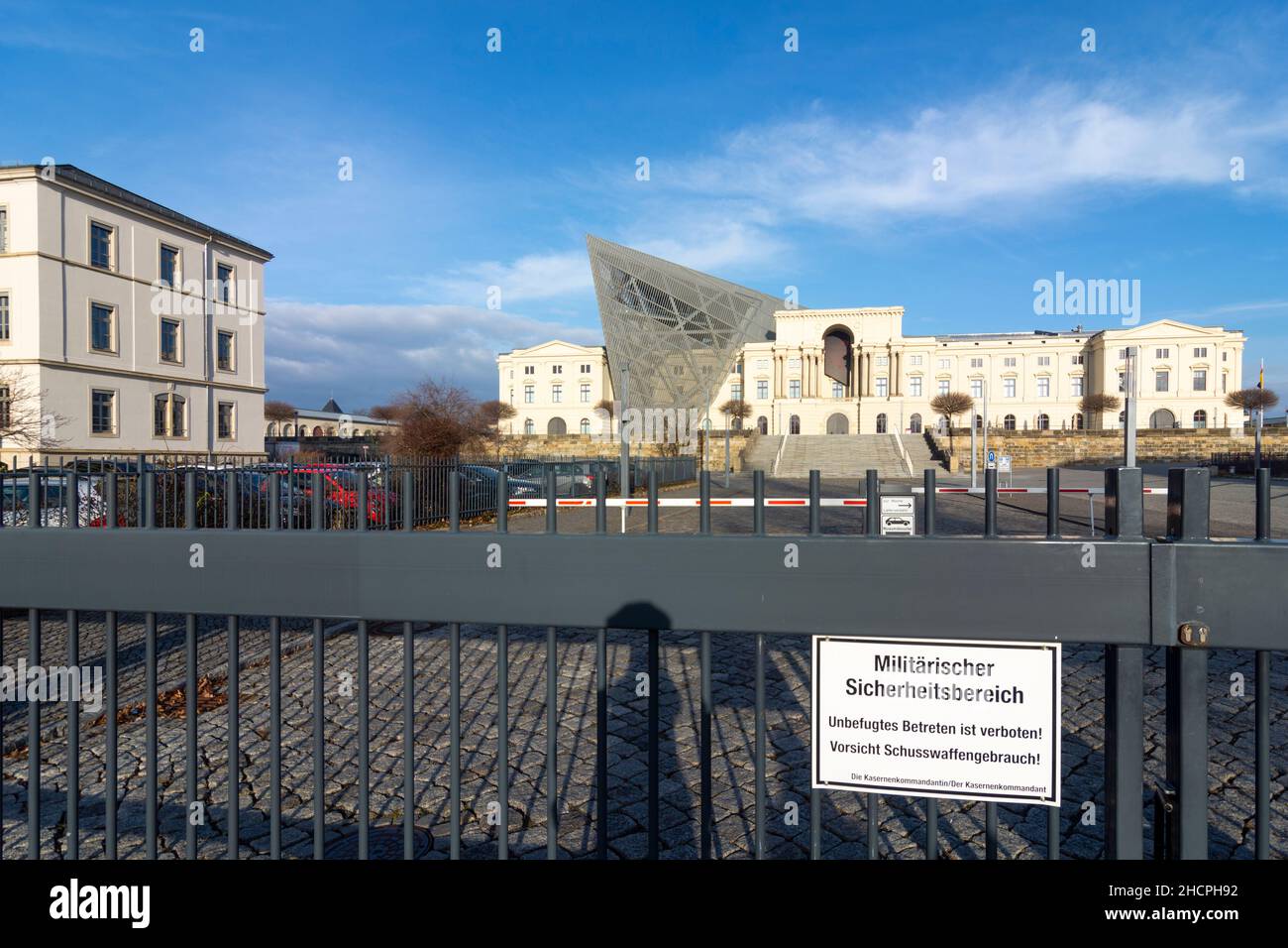 Dresden: Militärhistorisches Museum der Bundeswehr, in , Sachsen, Sachsen, Deutschland Stockfoto