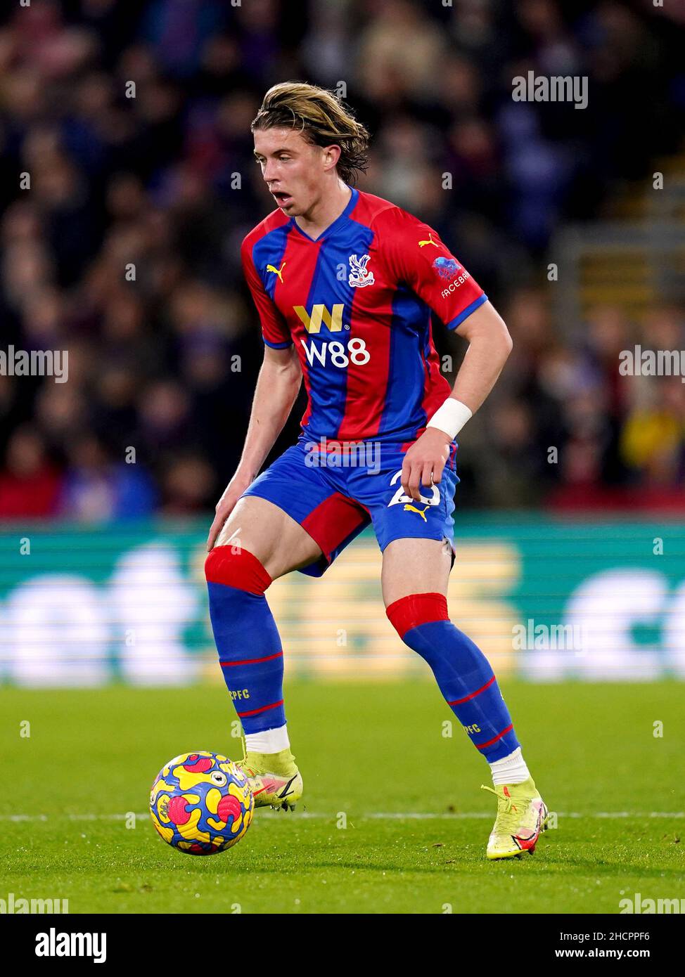 Aktenfoto vom 12-12-2021 von Conor Gallagher aus dem Crystal Palace. Hier wählt die Nachrichtenagentur der PA die Auswahl der Athleten aus, die 2022 zu sehen sind. Ausgabedatum: Freitag, 31. Dezember 2021. Stockfoto