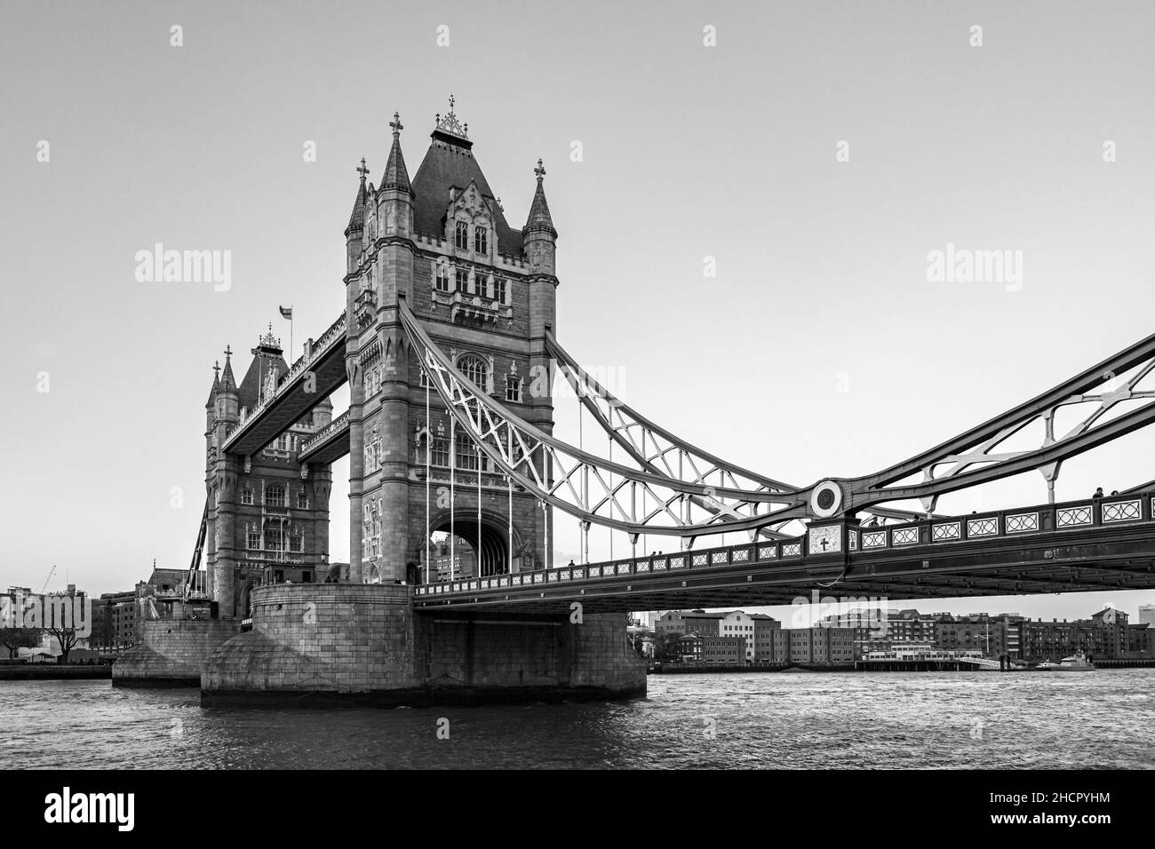 Die Tower Bridge von London in England Stockfoto