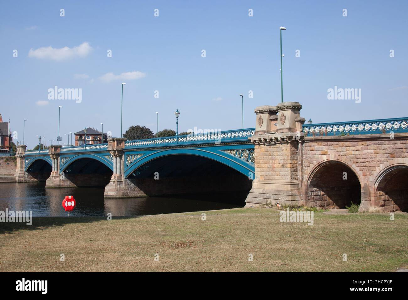 Trent Bridge über den Fluss Trent in Nottingham in Großbritannien Stockfoto