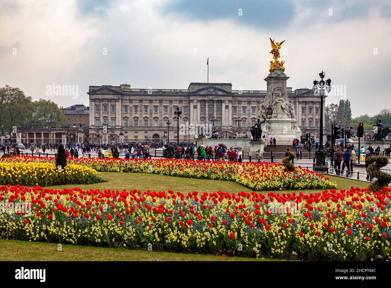 Der Buckingham Palace von London Stockfoto