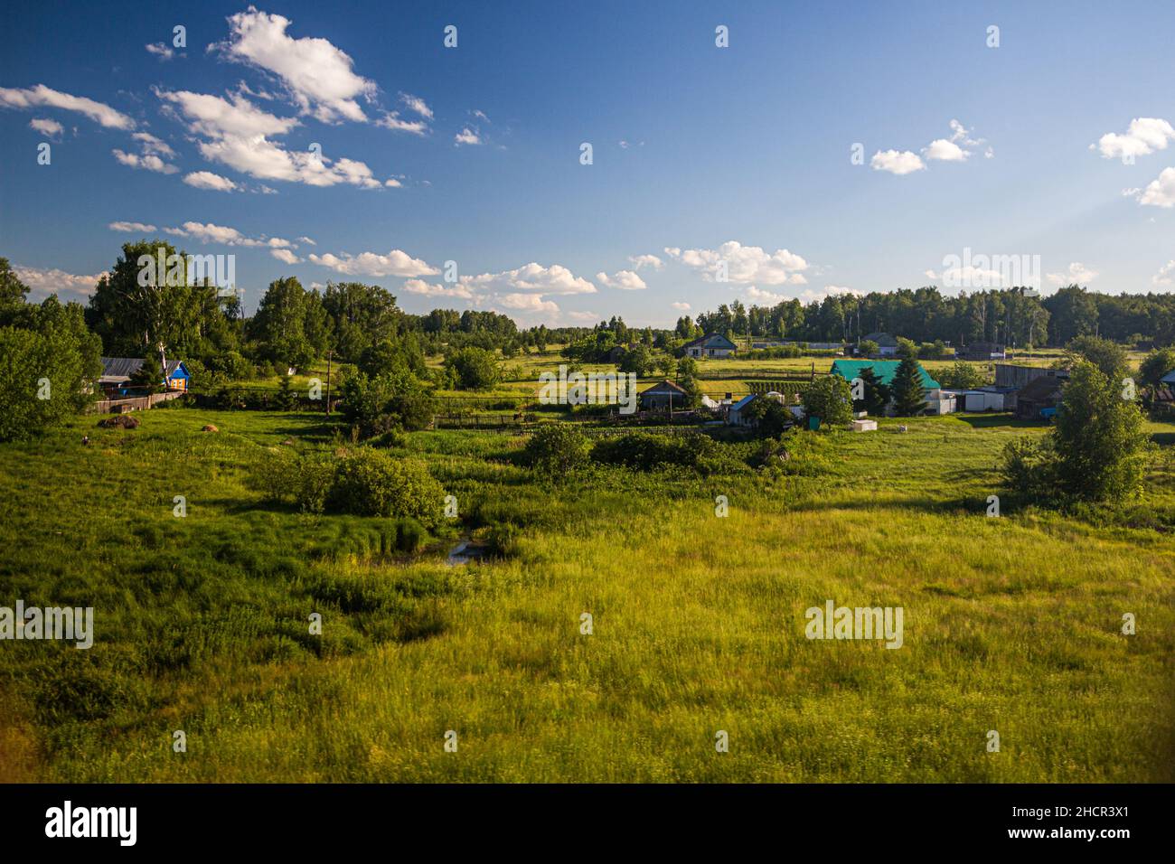 Landschaft Russlands in der Region Wolgograd Stockfoto