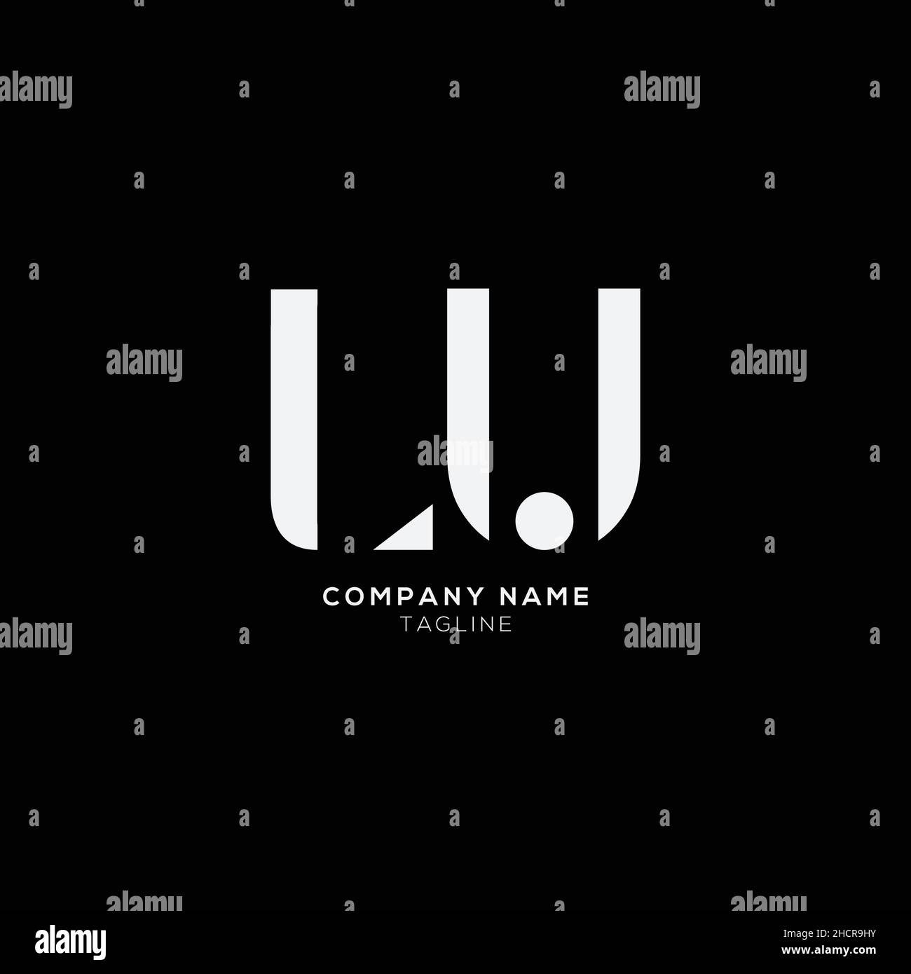 Kreatives modernes LU-Zeichen Business Logo Design Alphabet Symbol Vektor-Symbol. Kreative, elegante LU-Logo-Vorlage. Stock Vektor