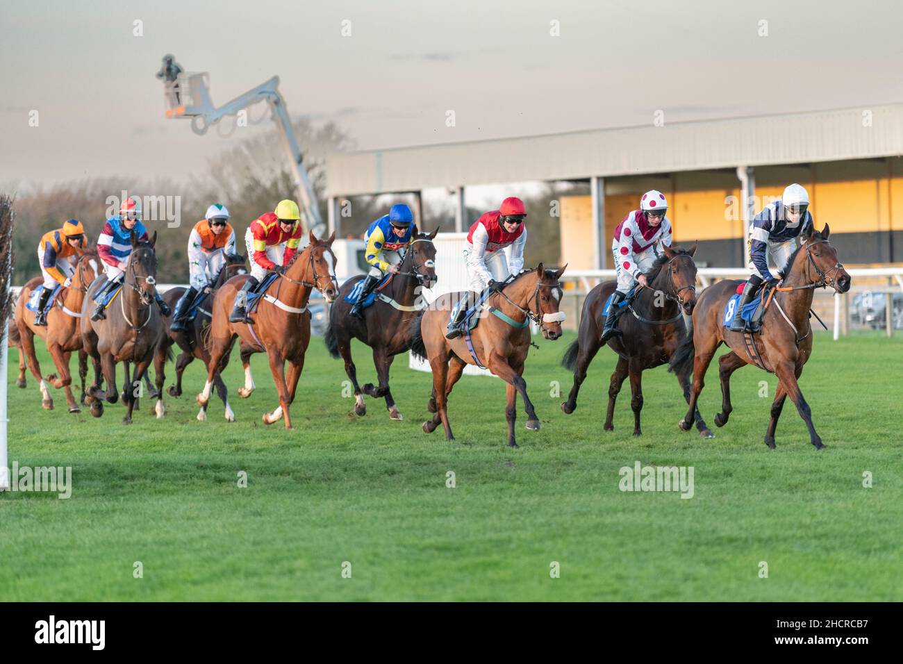 7th Rennstoßstange bei Wincanton Dezember 2nd 2021 Stockfoto