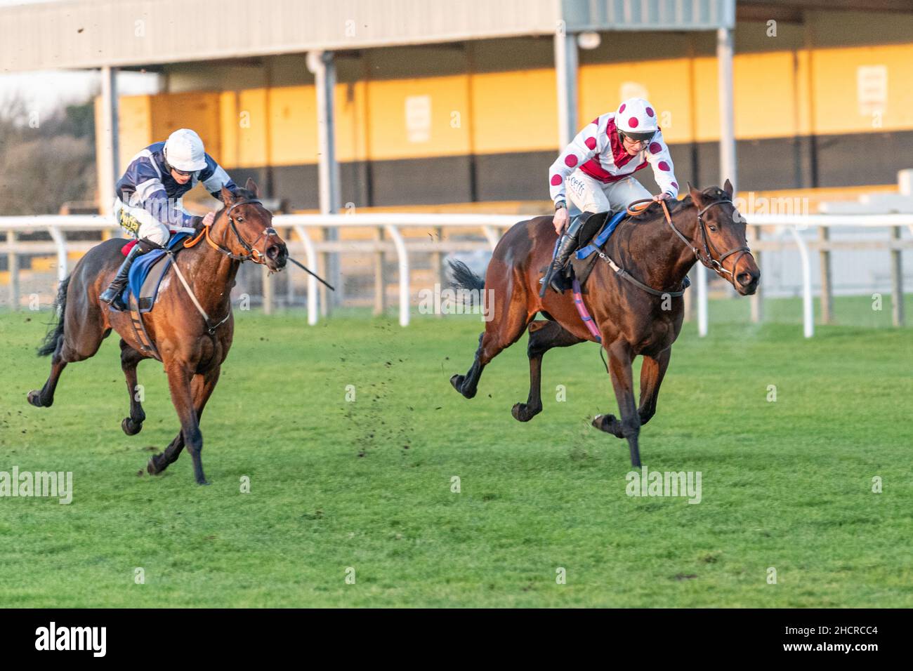 7th Rennstoßstange bei Wincanton Dezember 2nd 2021 Stockfoto