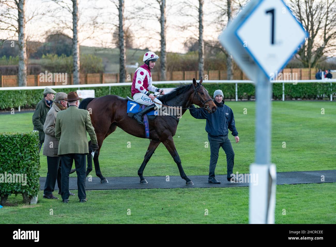 7th Rennstoßstange bei Wincanton Dezember 2nd 2021 Stockfoto