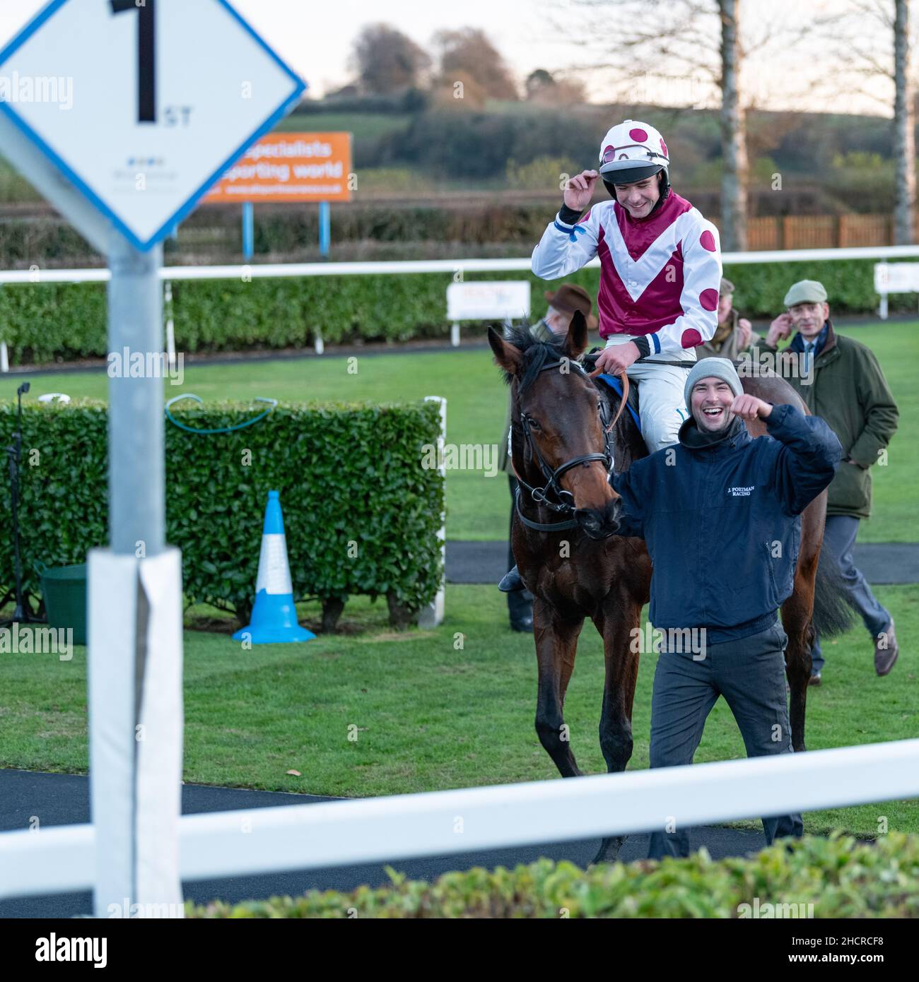 7th Rennstoßstange bei Wincanton Dezember 2nd 2021 Stockfoto