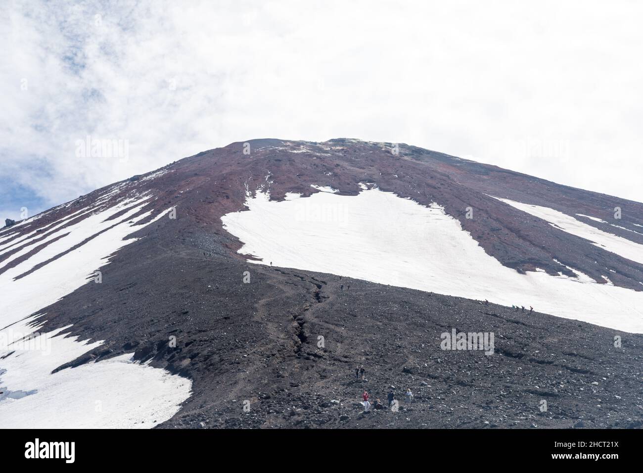 Avatschinski Vulkan, Kamtschatka Halbinsel, Russland. Ein aktiver Vulkan, nördlich der Stadt Petropavlovsk-Kamtschatsky, in der Durchflutung der Stockfoto