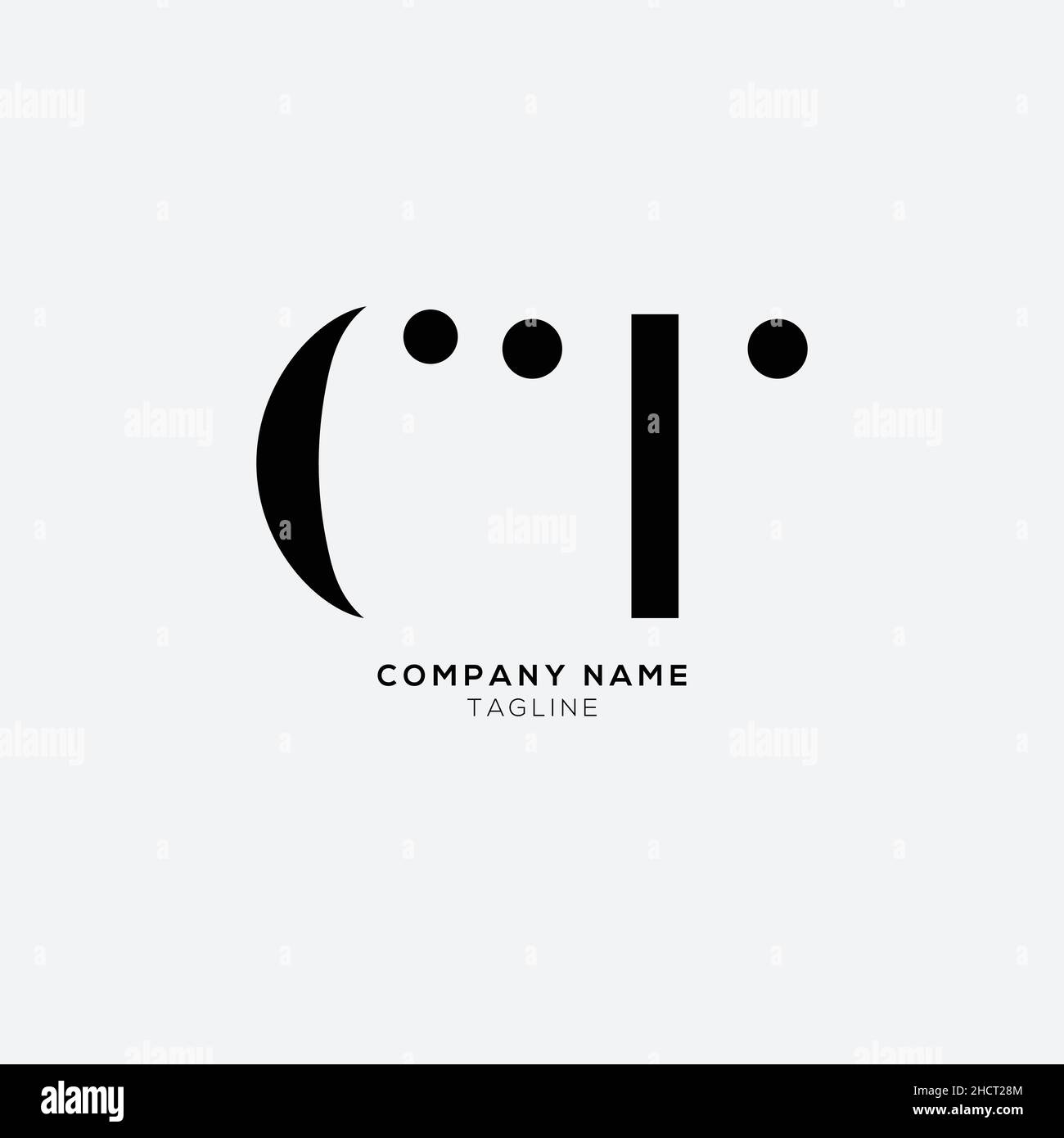 Kreatives modernes CT-Buchstaben Business Logo Design Alphabet Symbol Vektor-Symbol. Kreative, elegante CT-Logo-Vorlage mit Buchstaben. Stock Vektor