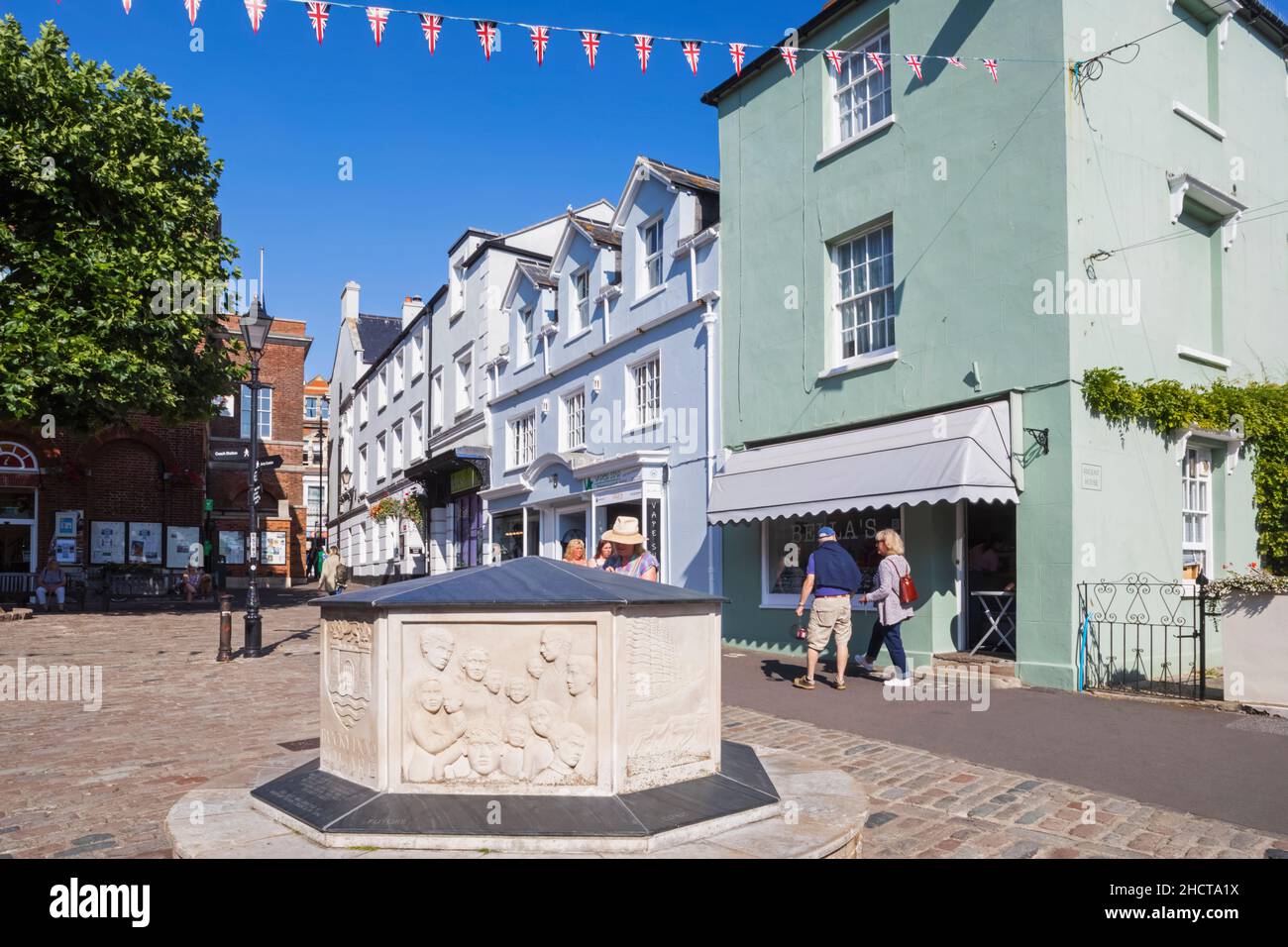 England, Dorset, Bridport, Bucky Doo Square Stockfoto