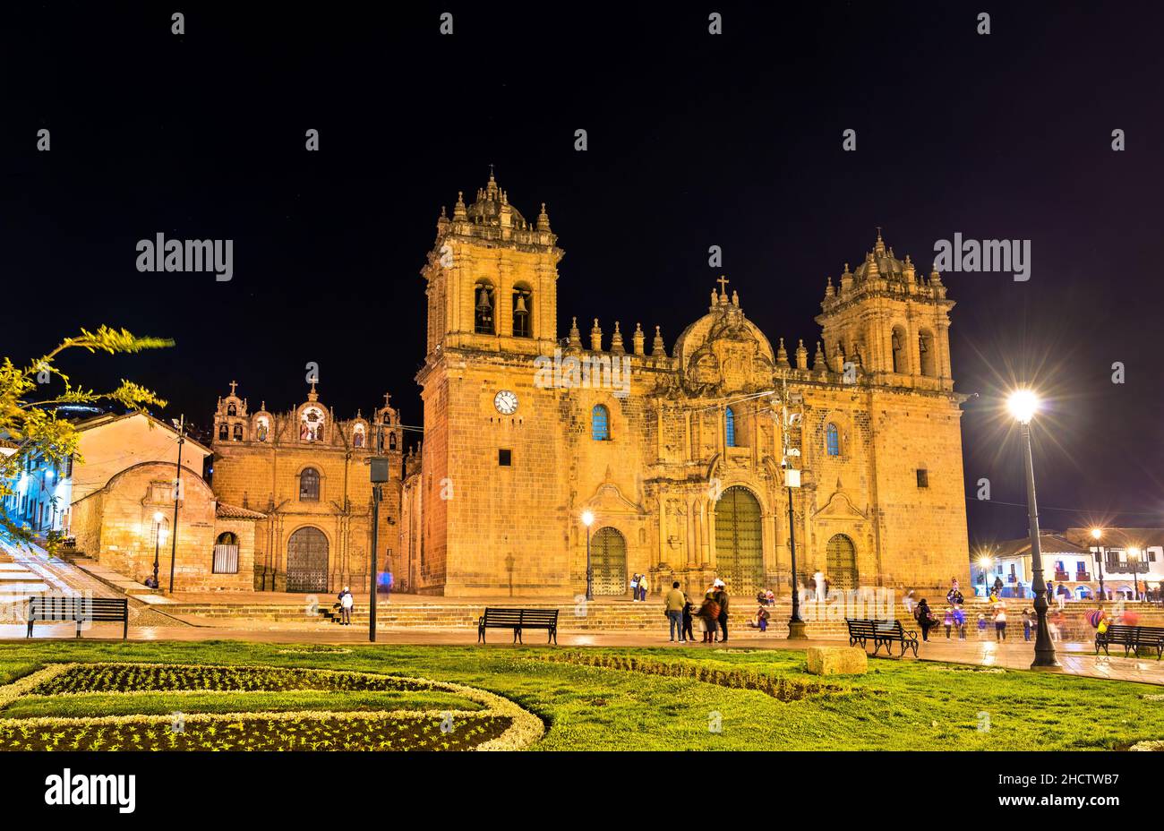 Kathedrale von Cusco in Peru Stockfoto
