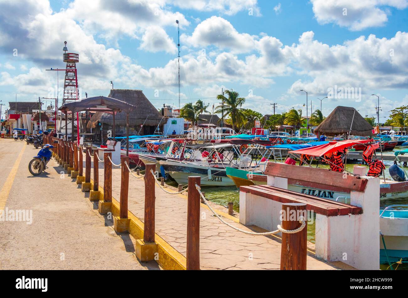 Chiquilá Mexiko 21. Dezember 2021 PanoramaLandschaft Blick auf schöne