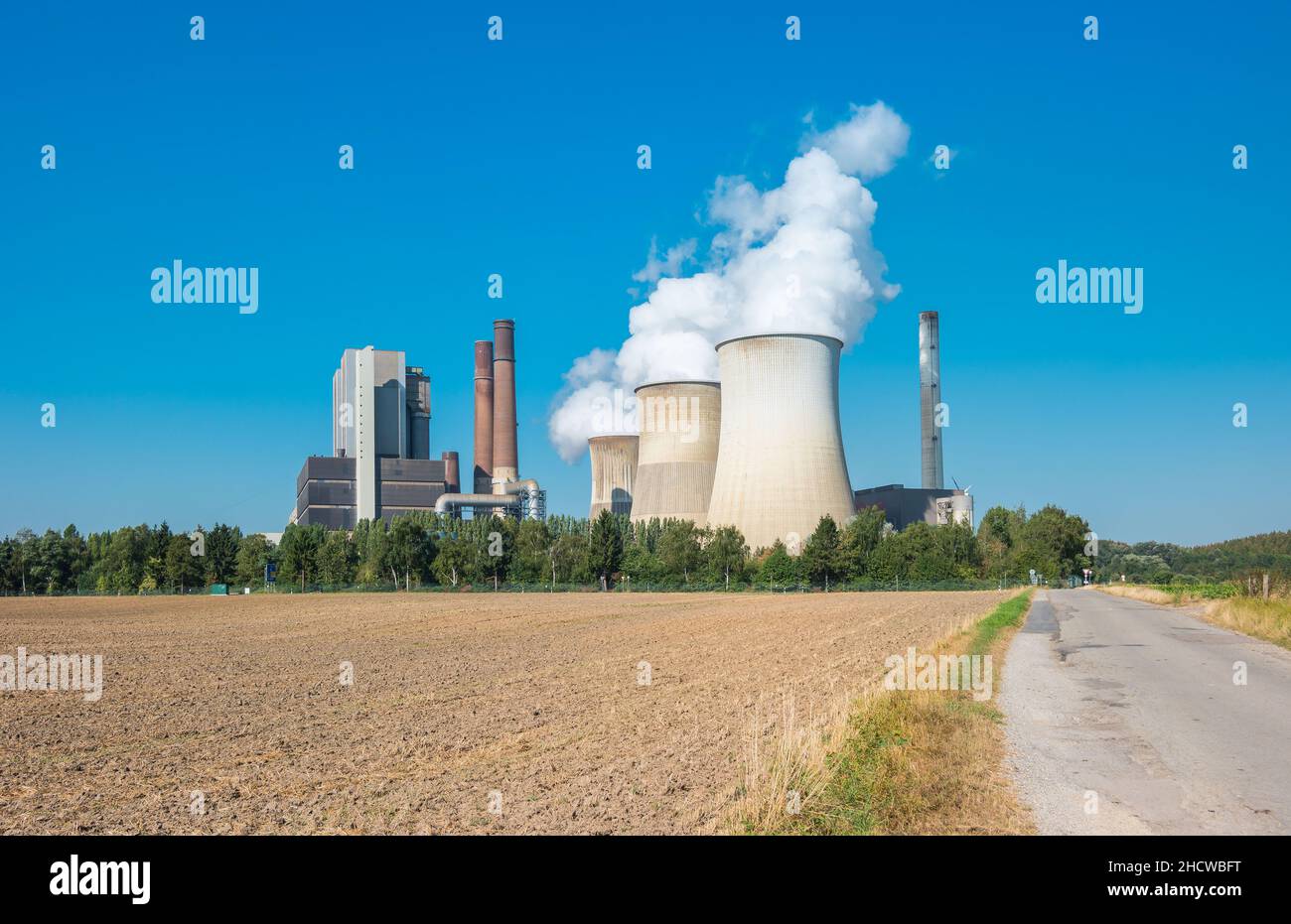 Braunkohlekraftwerk, weisweiler, deutschland Stockfoto