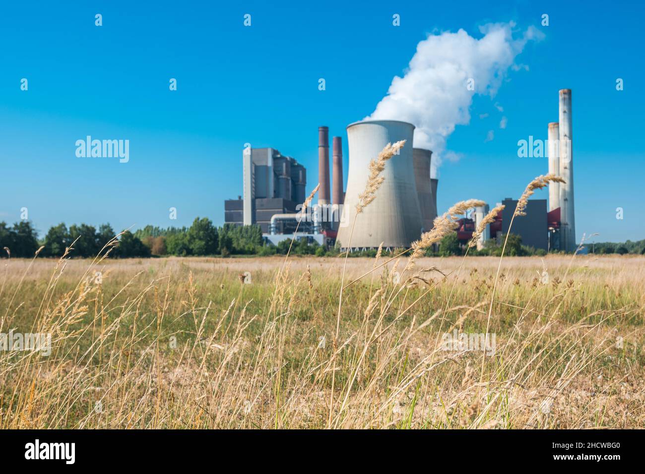 Braunkohlekraftwerk, deutschland Stockfoto