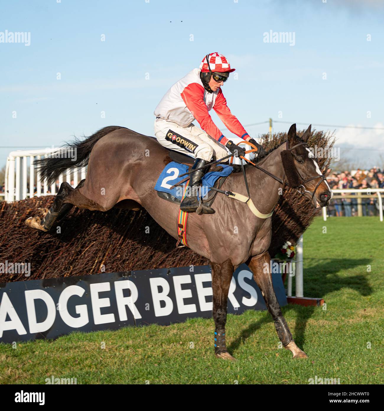 Highway One O One läuft am zweiten Weihnachtsfeiertag 2021 in Wincanton Stockfoto