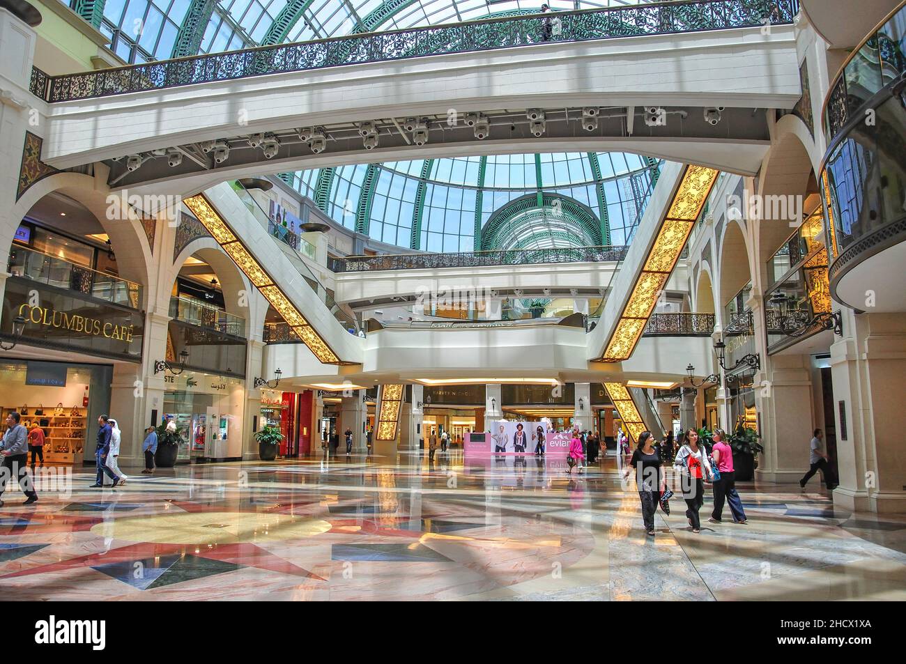 Die Galleria Mall of the Emirates, Al Barsha, Dubai, Vereinigte Arabische Emirate Stockfoto