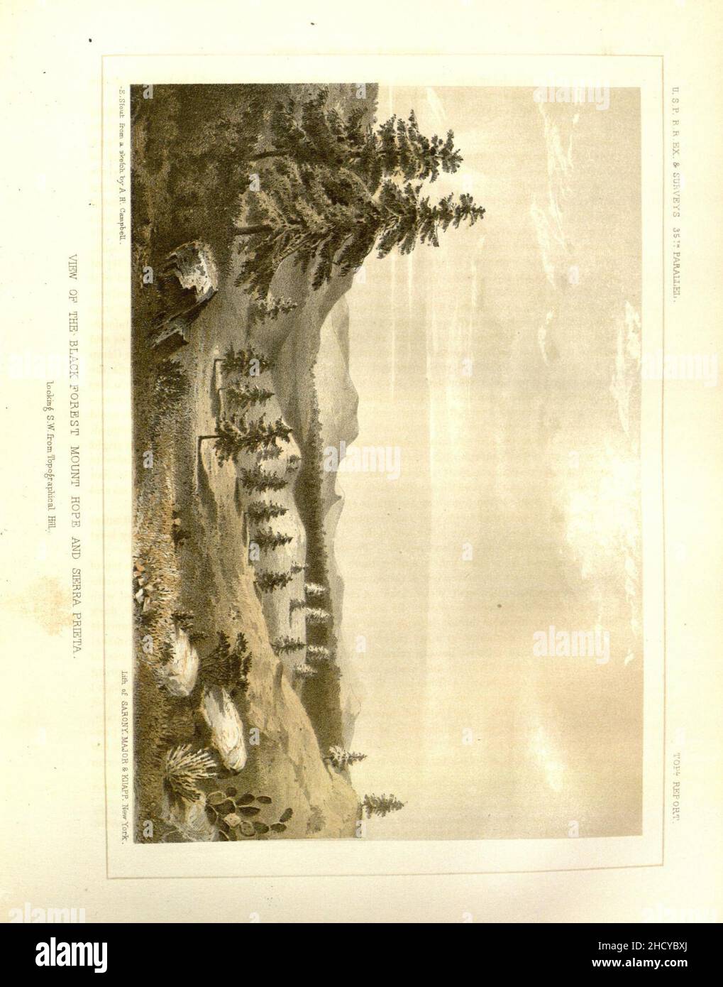 Berichte von Erkundungen und Befragungen Stockfoto