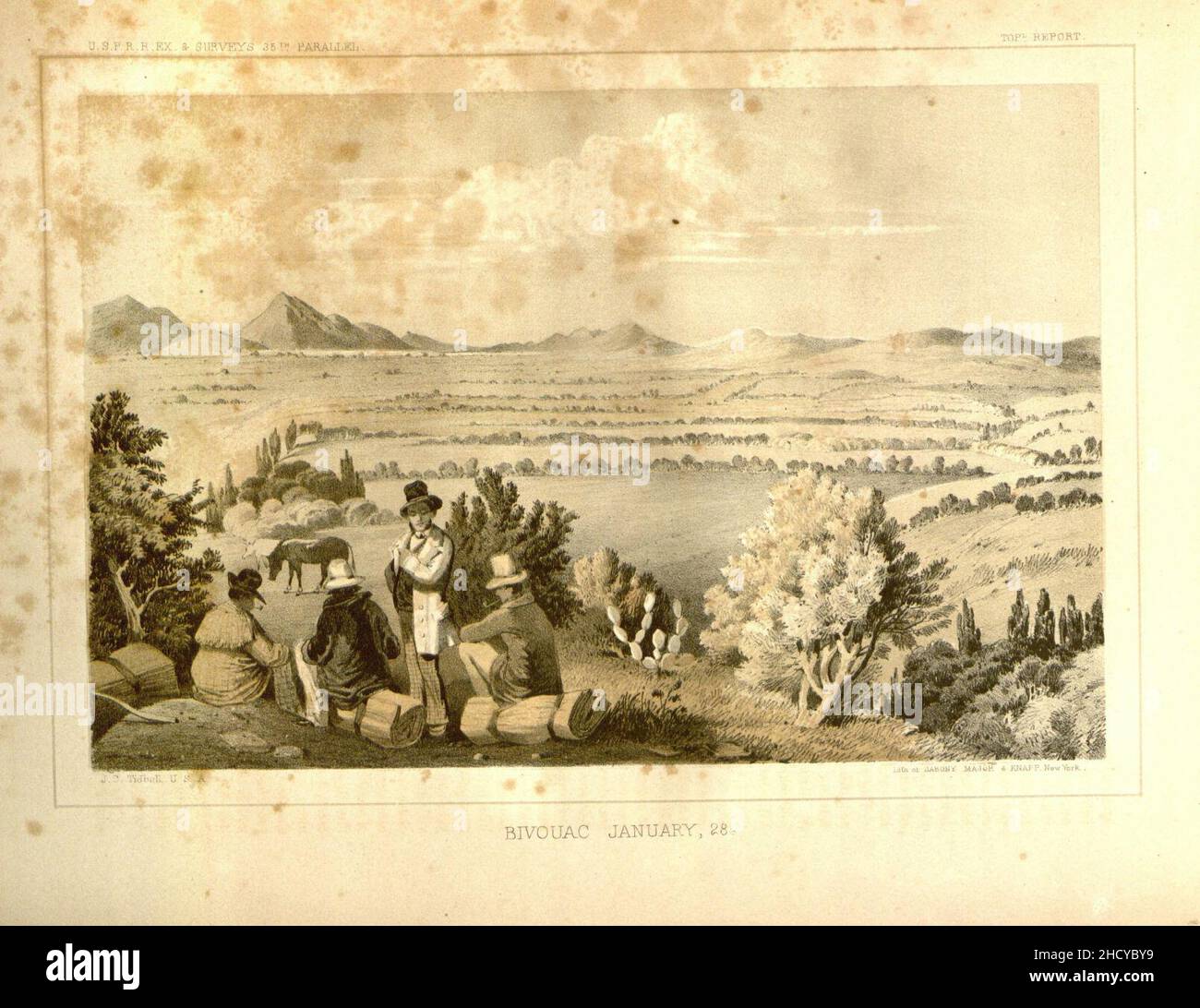 Berichte von Erkundungen und Befragungen Stockfoto