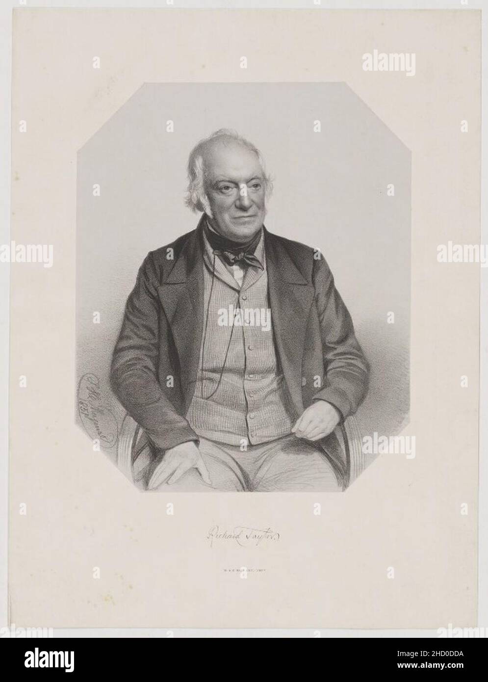 Richard Taylor (1781–1858) von Thomas Herbert Maguire. Stockfoto