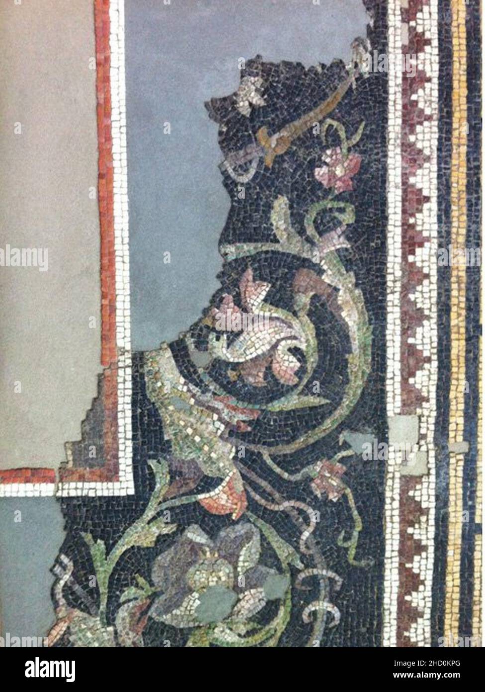 Rinceaux und Meander, 1st Jahrhundert n. Chr. Stockfoto