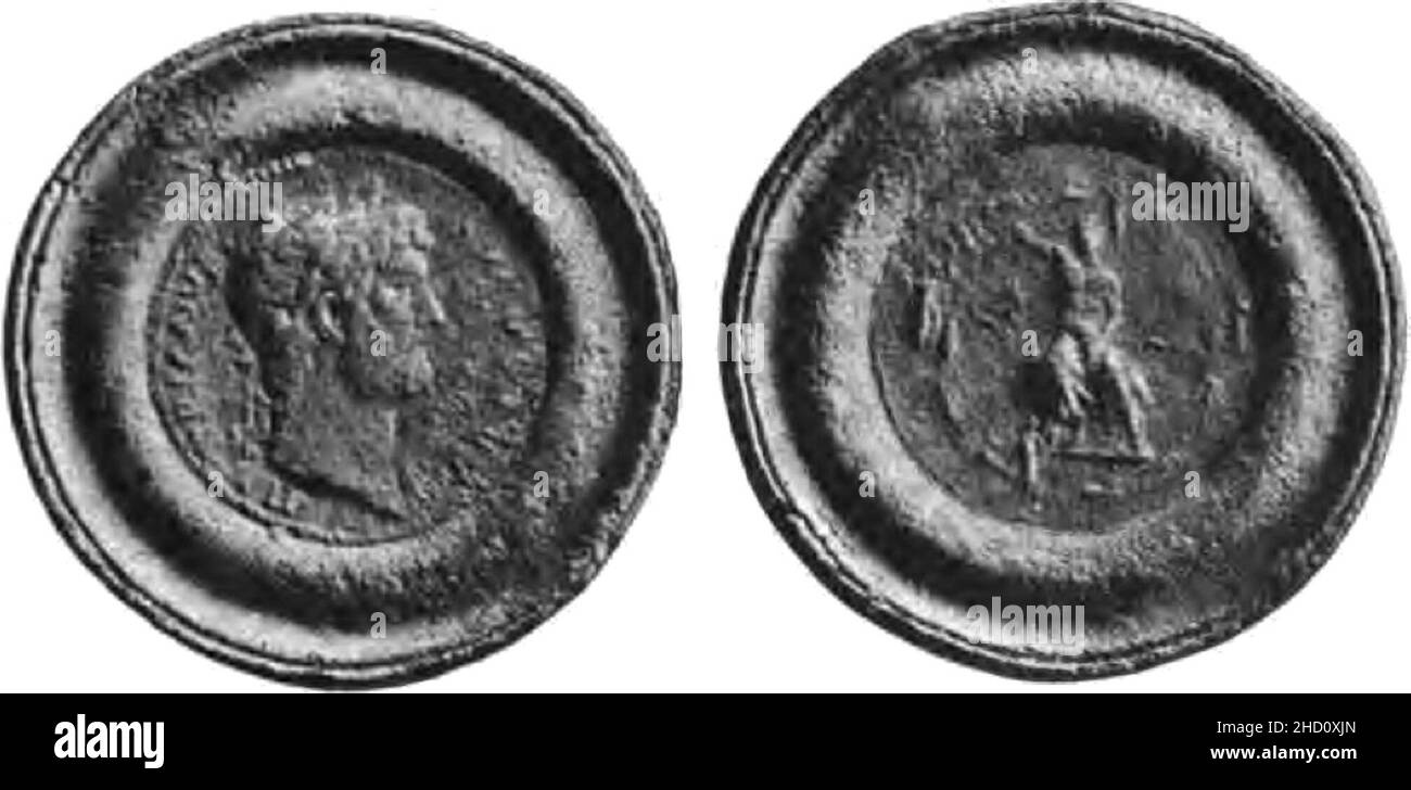Rivista italiana di numismatica 1891 p 027. Stockfoto