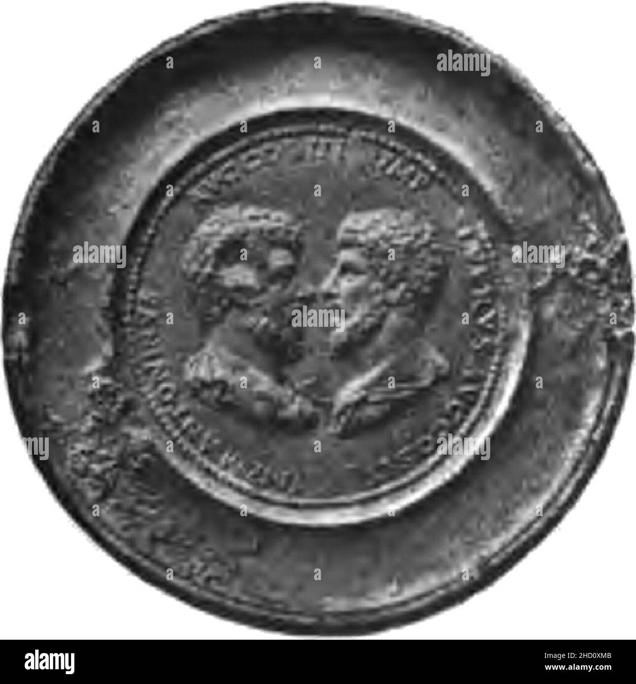 Rivista italiana di numismatica 1891 p 013. Stockfoto