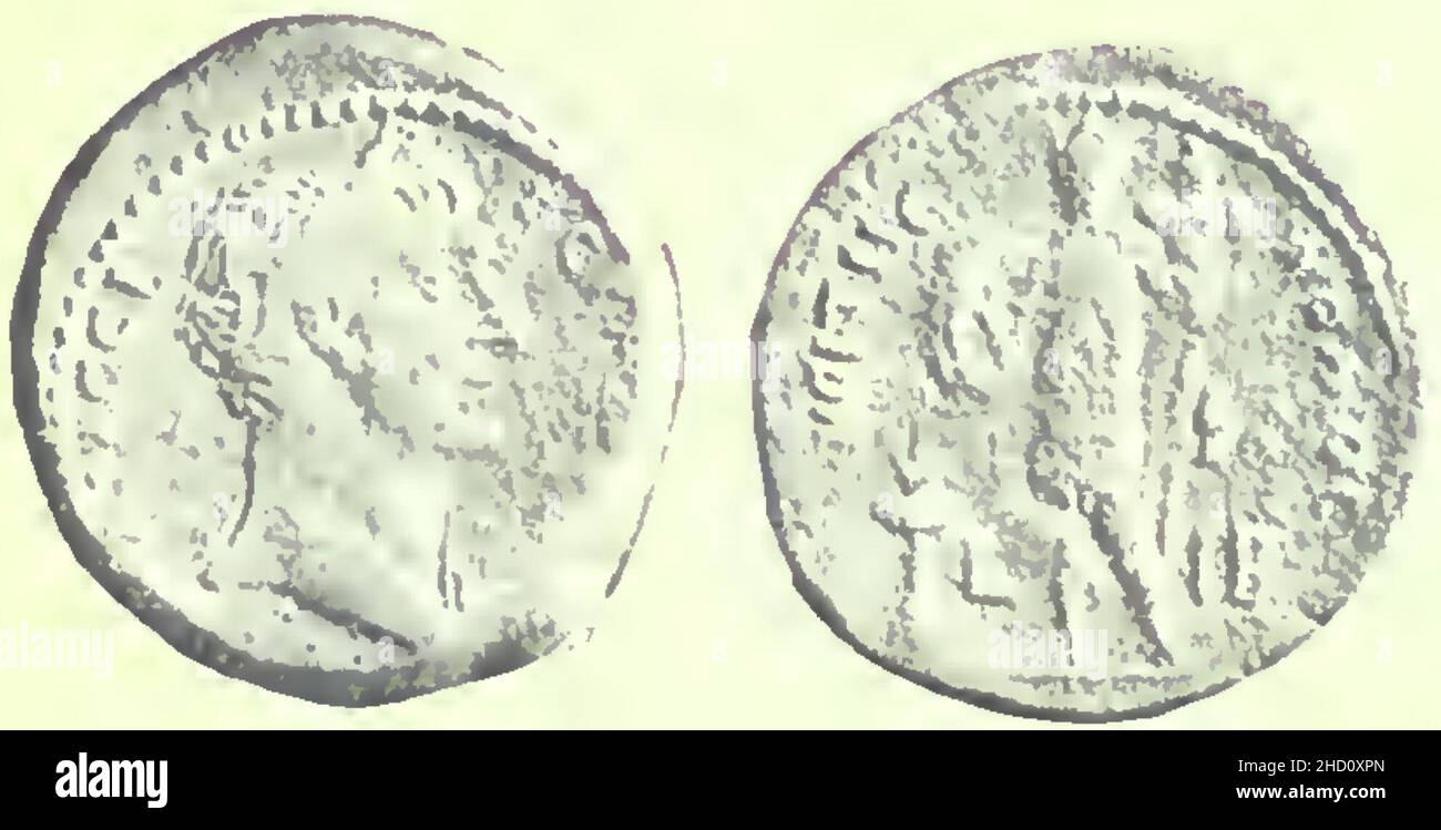 Rivista italiana di numismatica 1892 p467. Stockfoto