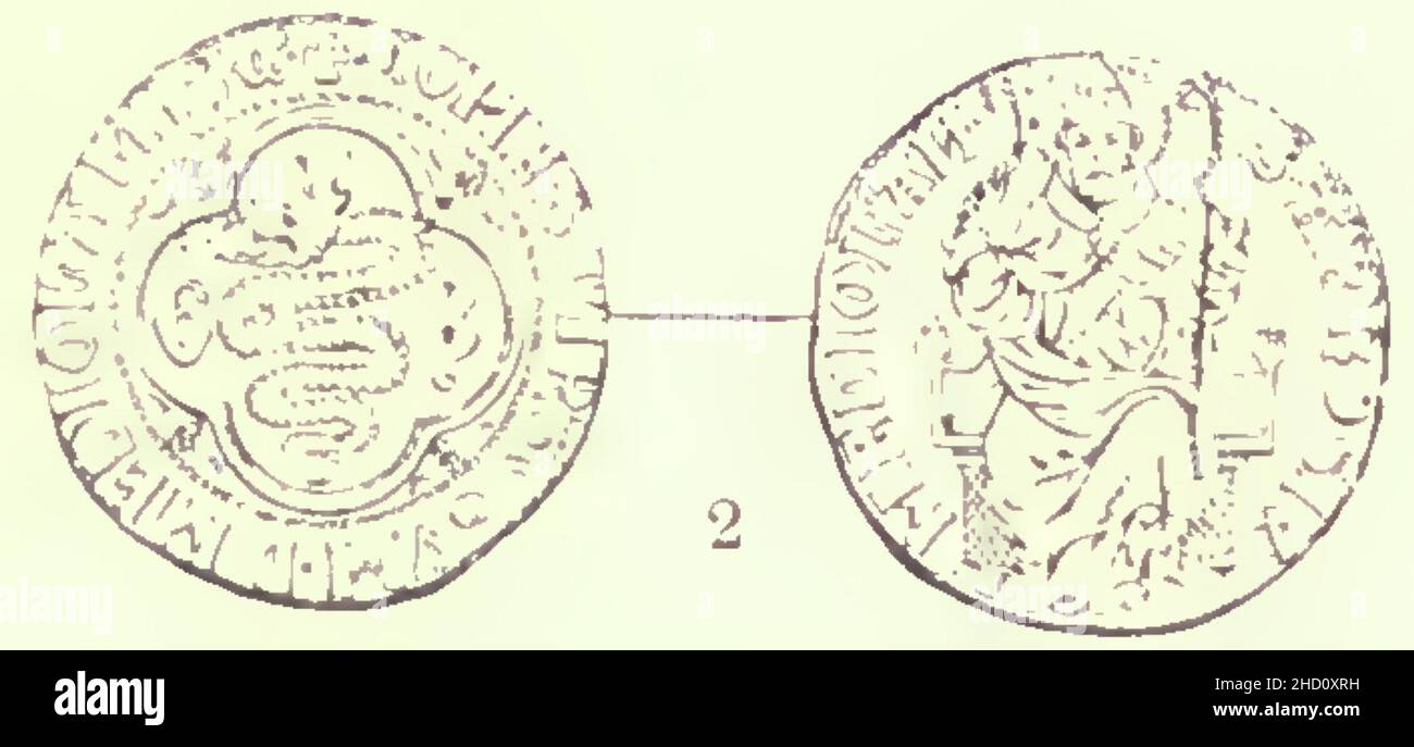 Rivista italiana di numismatica 1892 p067 B. Stockfoto