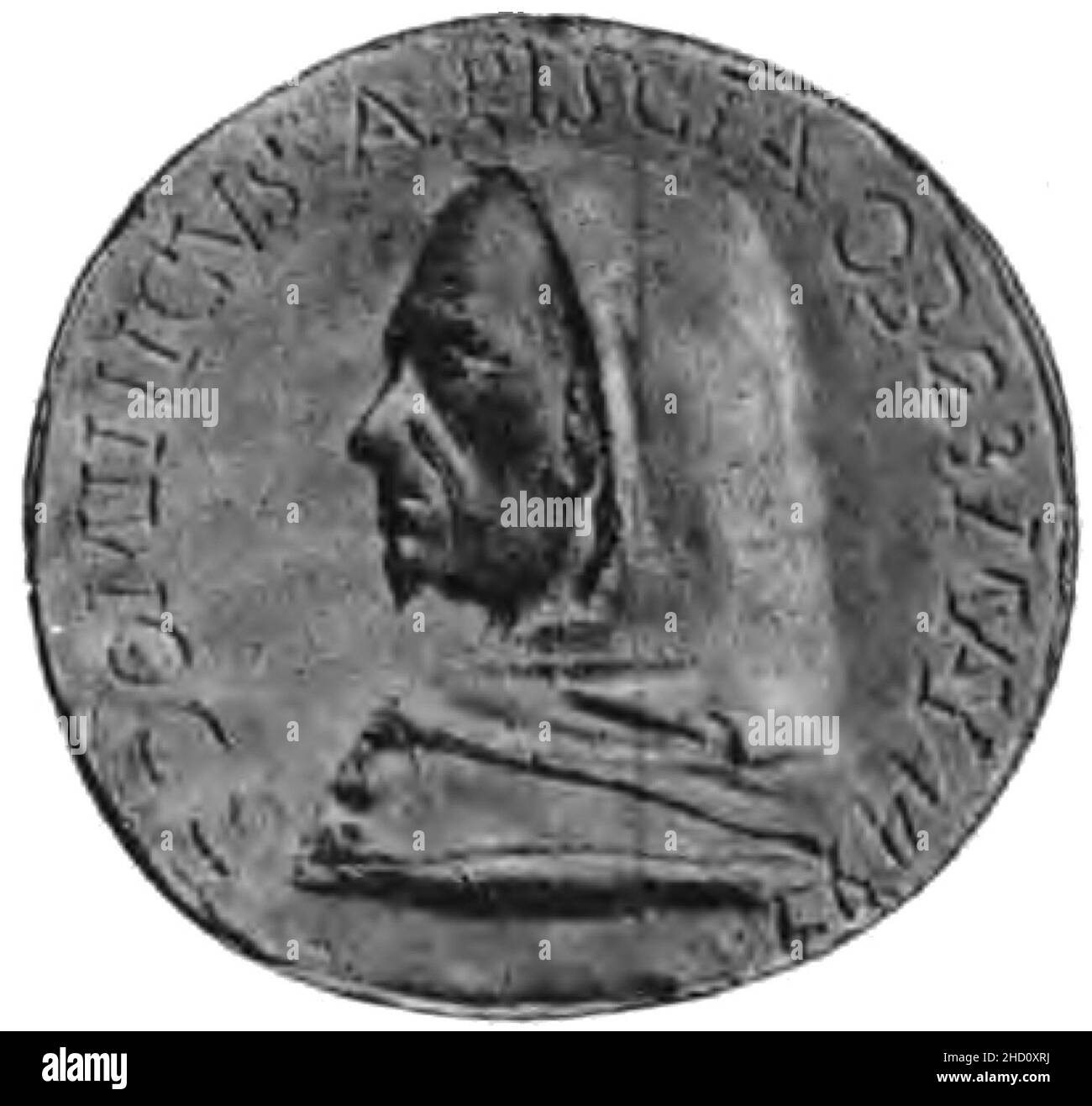 Rivista italiana di numismatica 1892 p493. Stockfoto