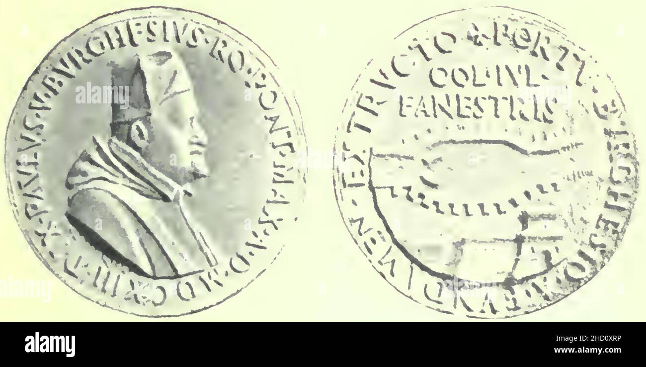 Rivista italiana di numismatica 1892 P365. Stockfoto