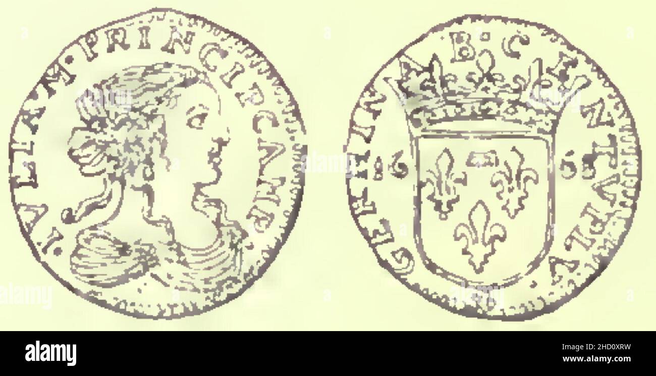 Rivista italiana di numismatica 1892 p046. Stockfoto
